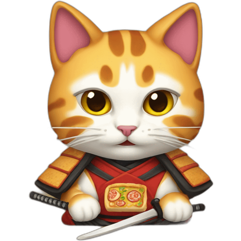 samurai pizza cat emoji