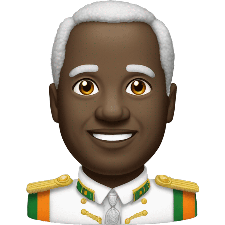 Président de la côte d'Ivoire  emoji