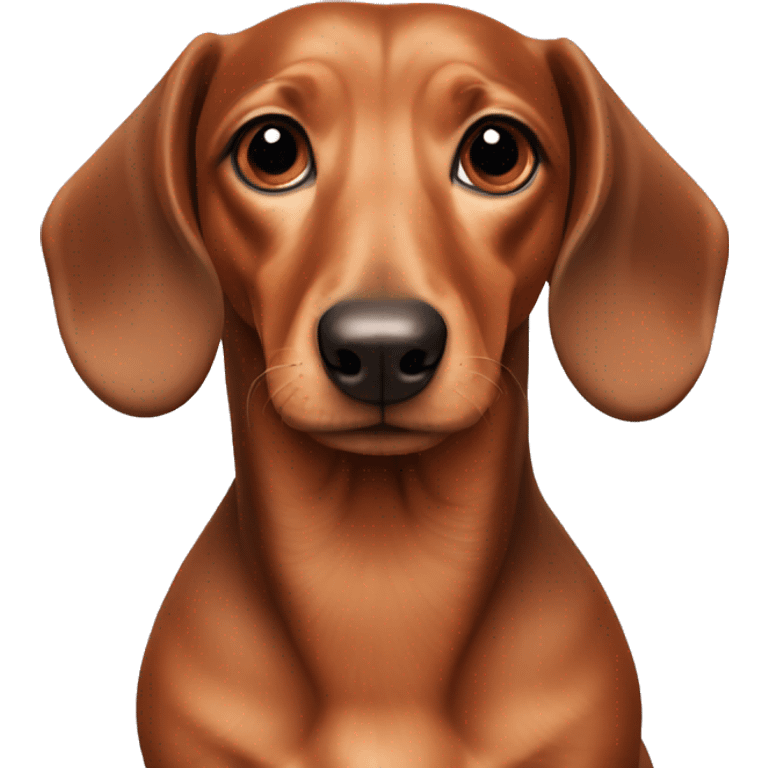 a beautiful dachshund emoji