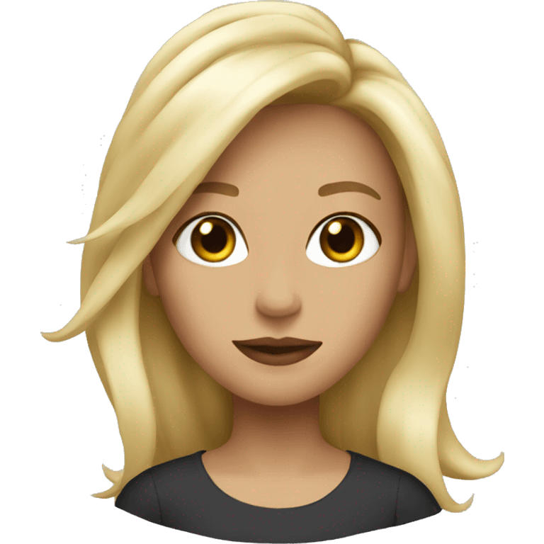 smoke blonde emoji