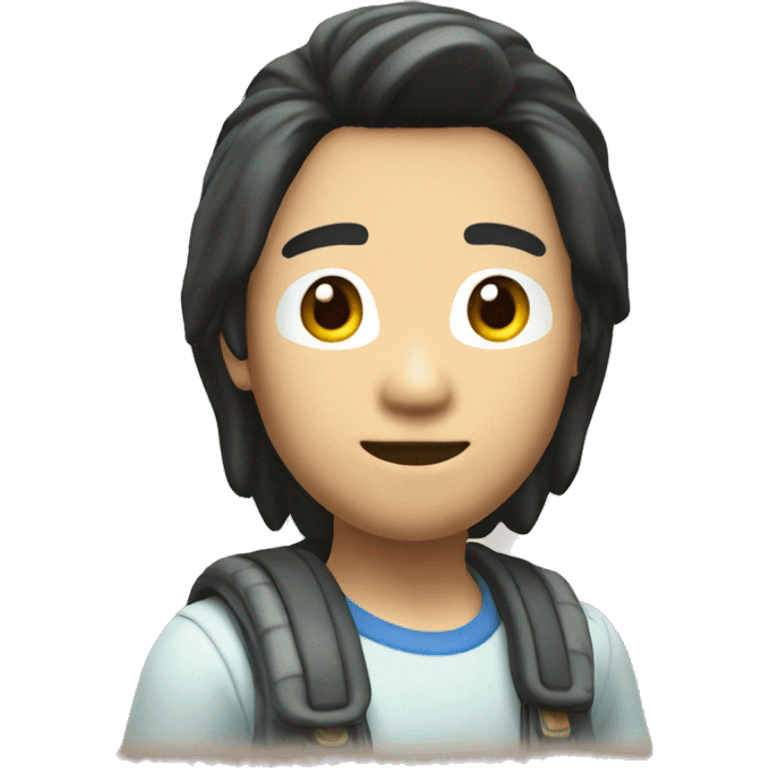 Mii character from a nintendo 3ds emoji