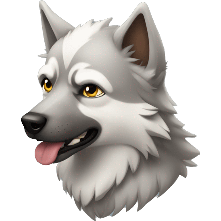 Perro lobo emoji