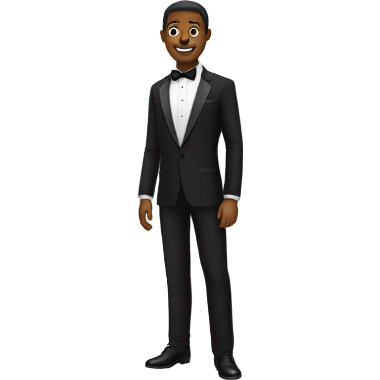 Just Black tuxedo emoji