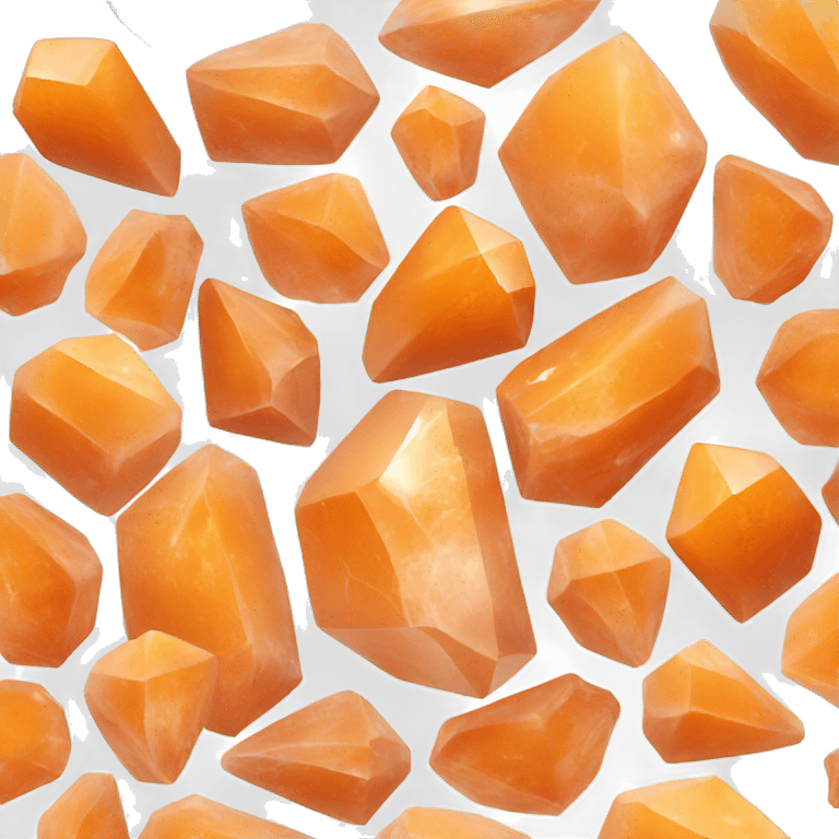 orange calcite crystal emoji