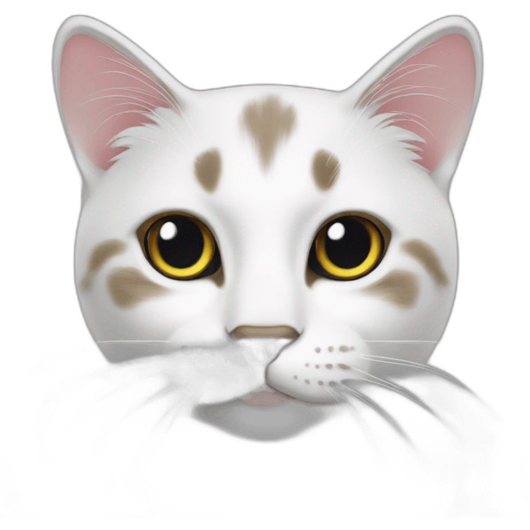 cat white emoji