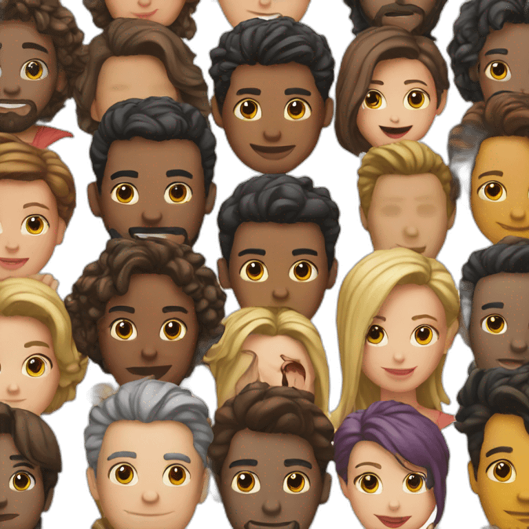 Friends serie emoji