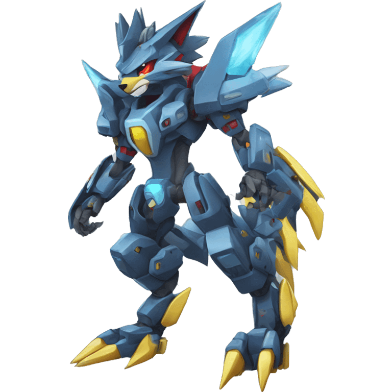 Zeraora-Zoroark-medabot-Mecha full body emoji