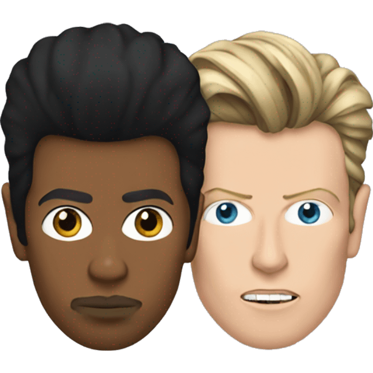 Prince and David Bowie  emoji