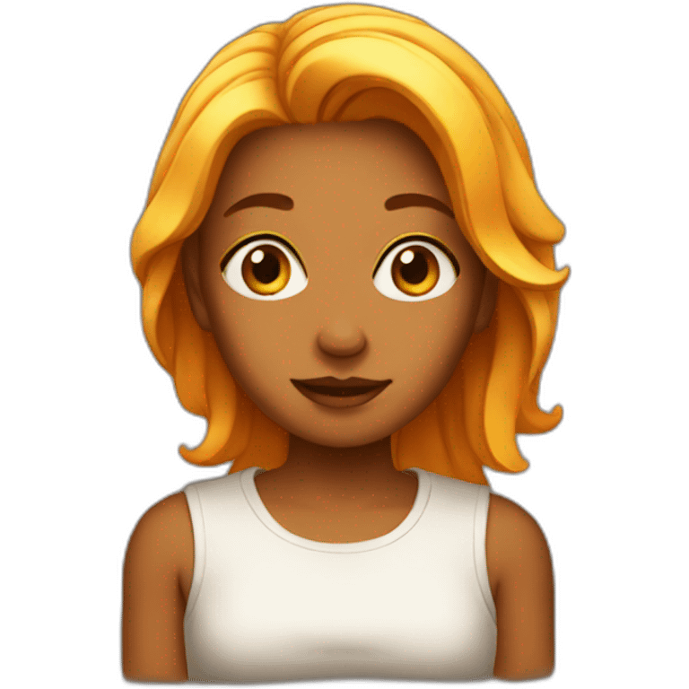 amber emoji