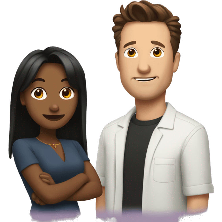 Monica and Chandler emoji