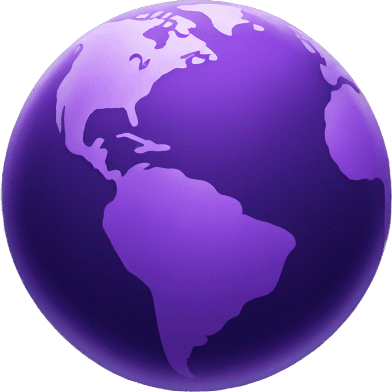 purple usa earth emoji