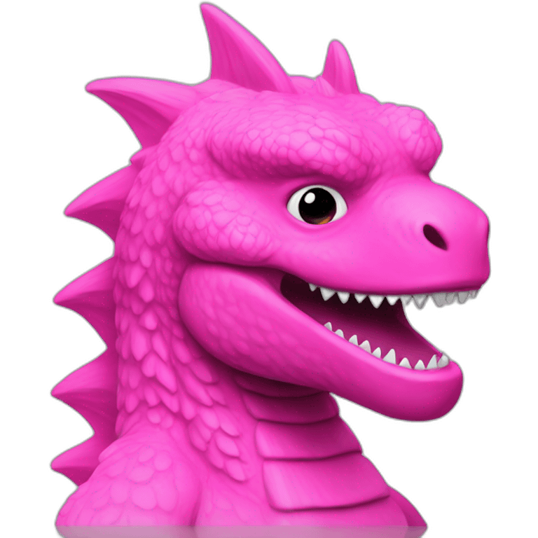 godzilla pink small emoji