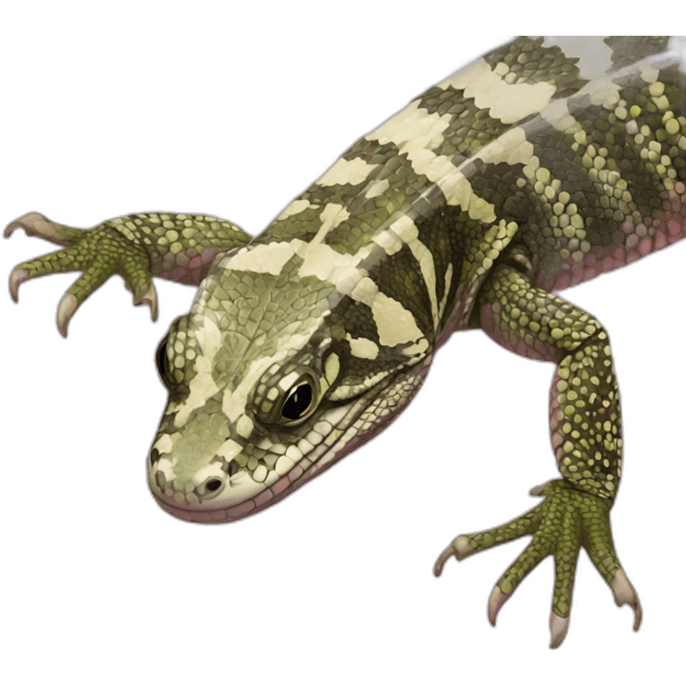 tegu lizard pink emoji