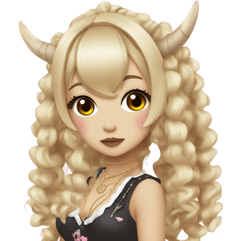 hime gyaru oni girl emoji