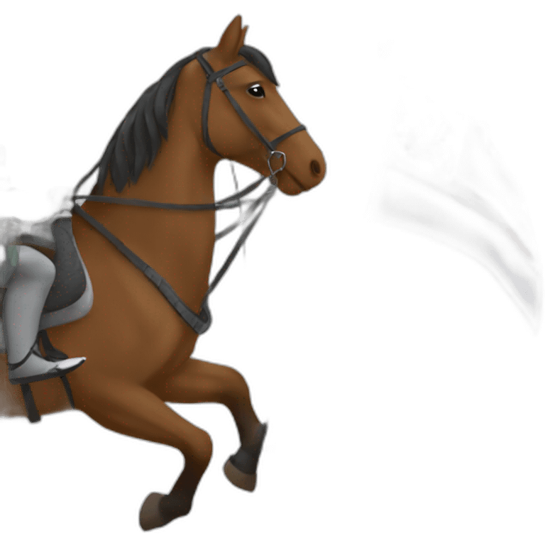 cambodgian flag with a horse soldier emoji