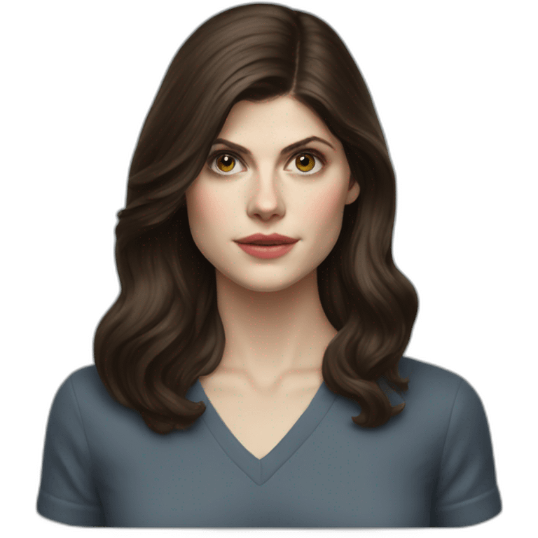 Alexandra Daddario emoji