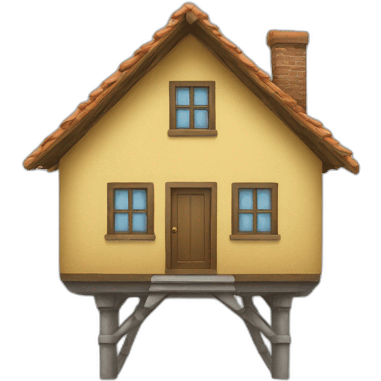 house with legs emoji