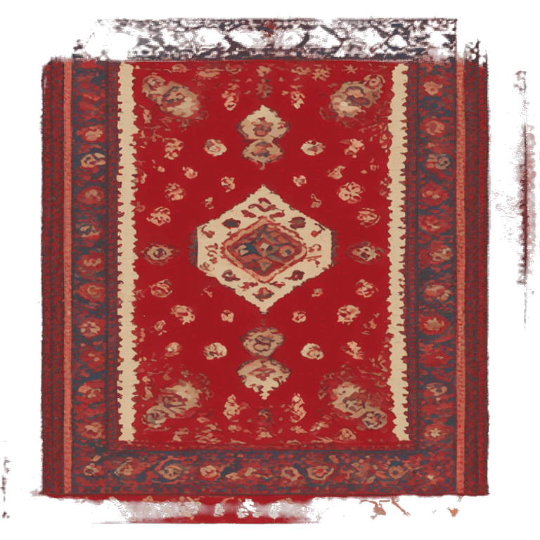 Rug red emoji