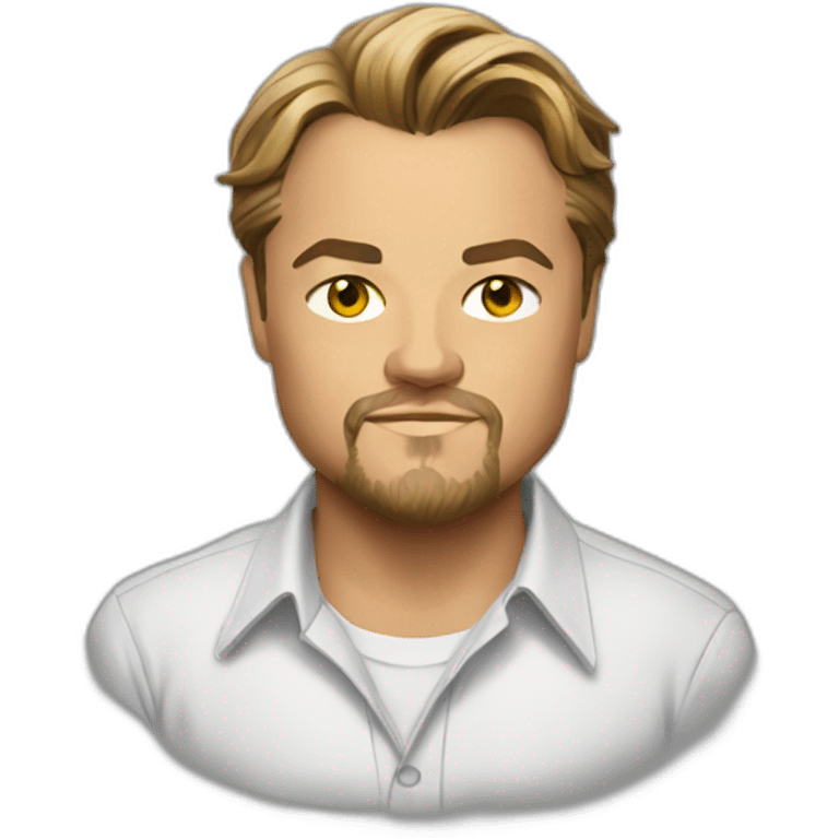 leonardo dicaprio wearing shirt emoji