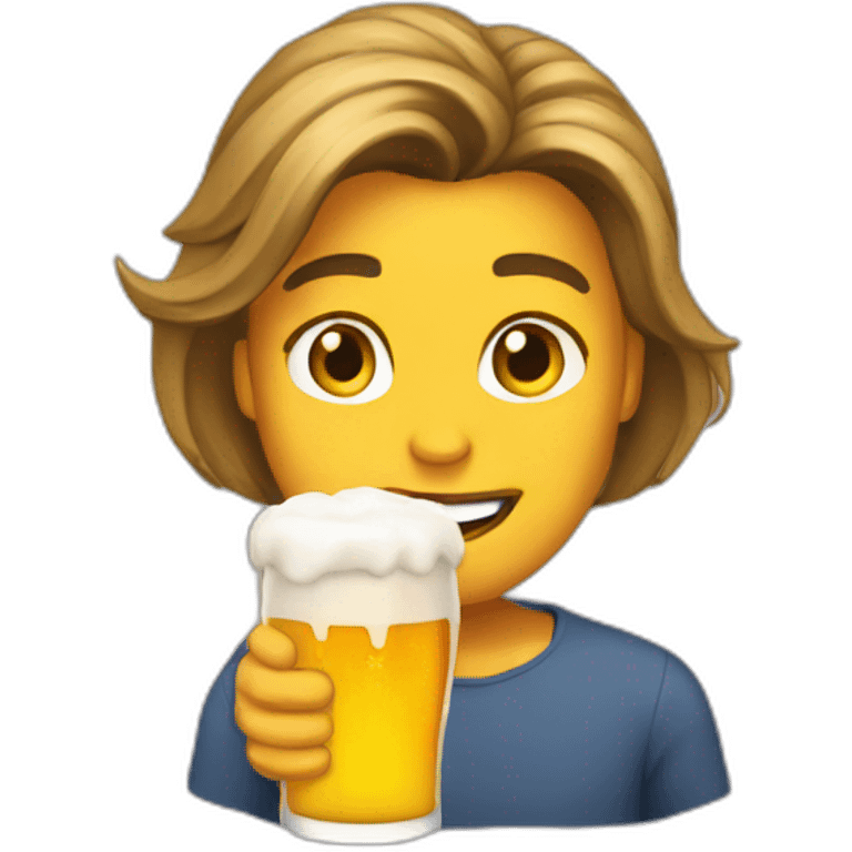 Hoda take a beer emoji