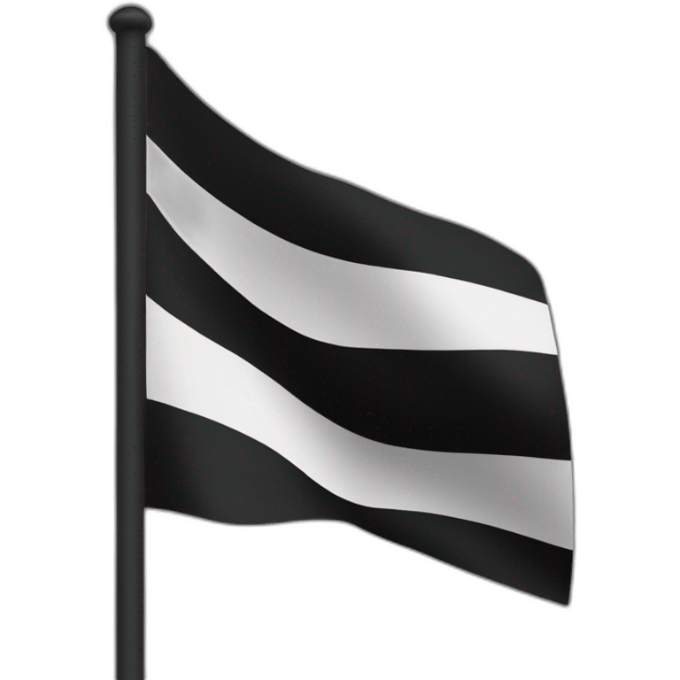 flag black emoji