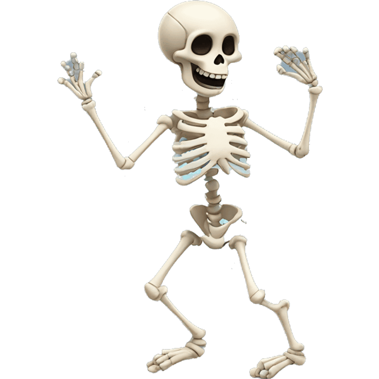 Dancing skeleton  emoji