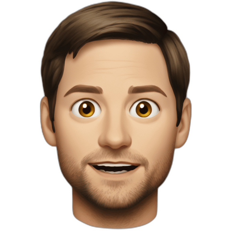 extreme detail tobey maguire emoji