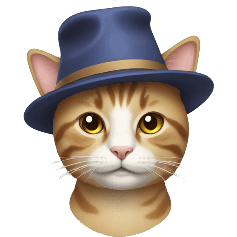 cat with hat emoji