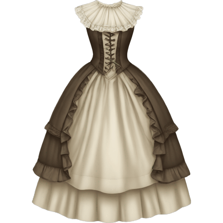 Victorian dress gown emoji