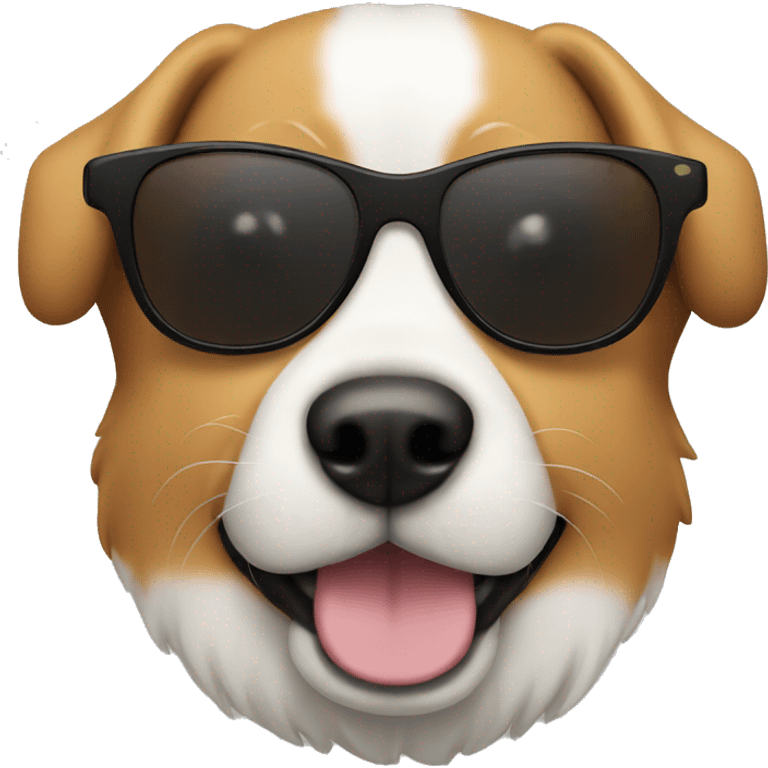 dog with sunglasses  emoji