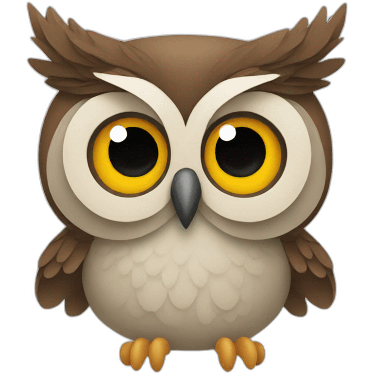 Logo owl emoji