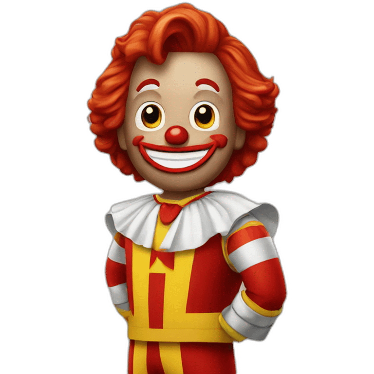 Ronald McDonald emoji