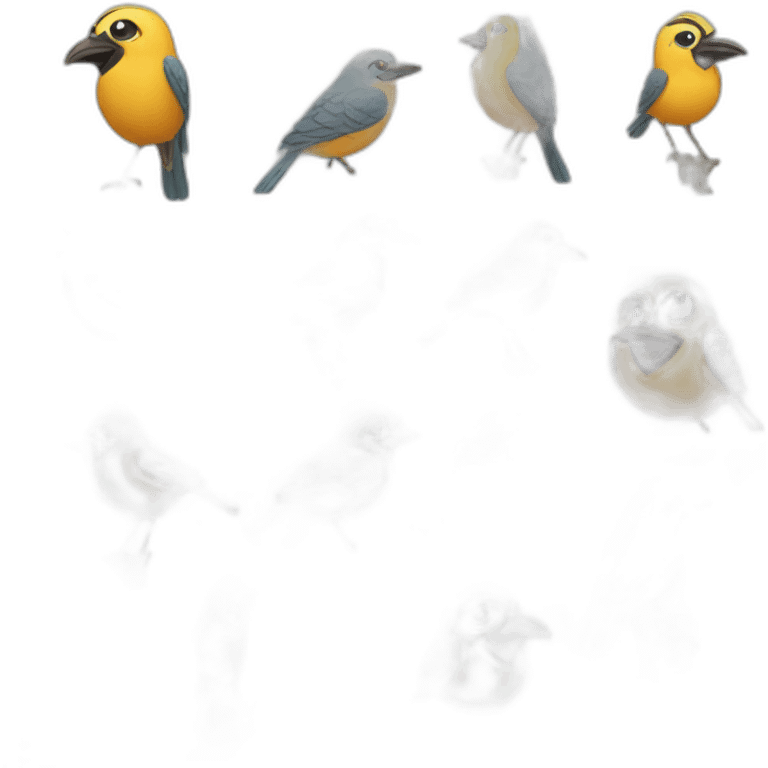 Birds emoji