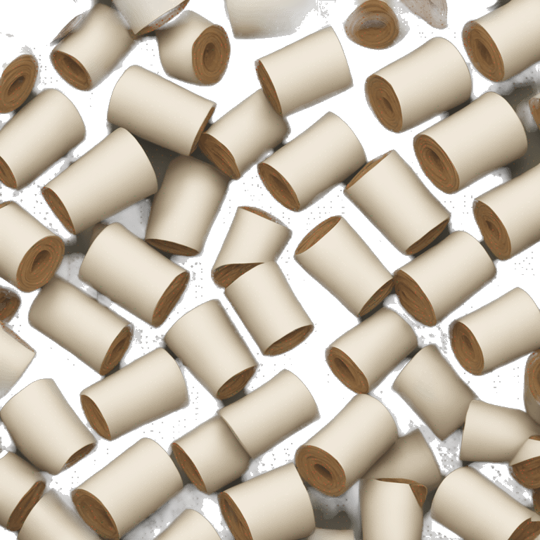 a pile of wallpaper rolls emoji