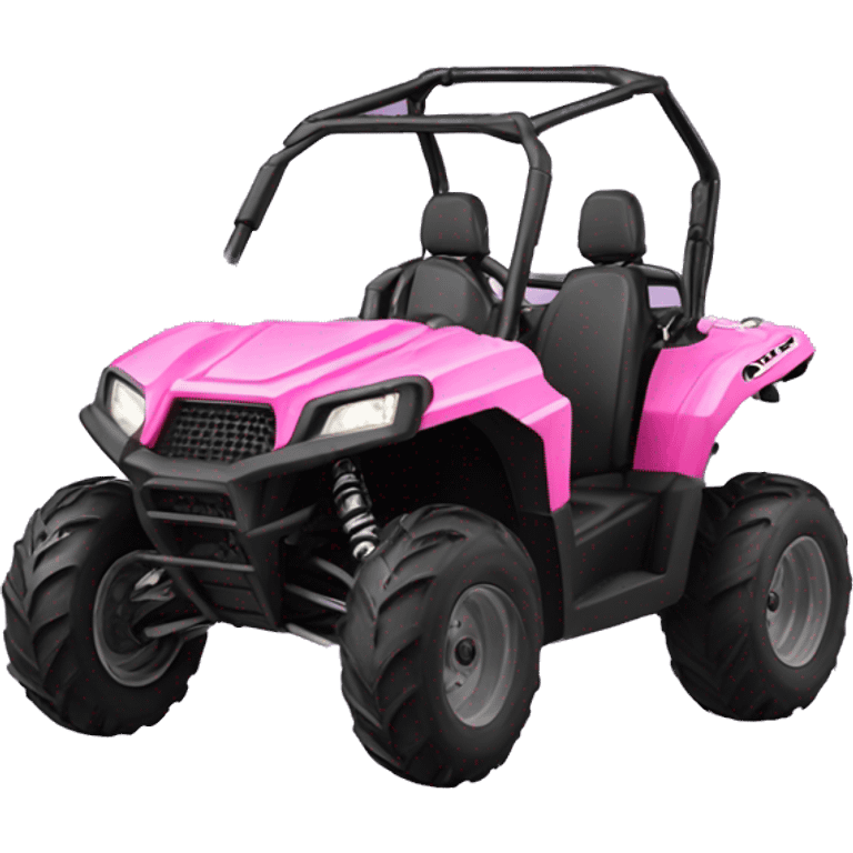 Polaris Pink buggy atv emoji