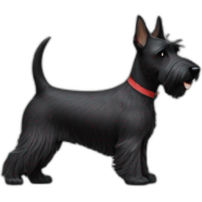 scottish-terrier-dog-walking emoji