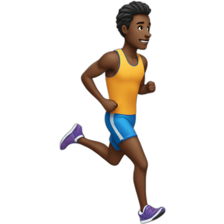 fast runner with fancy shoes emoji