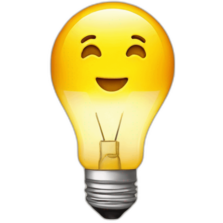 toast smiley with a lightbulb above head emoji