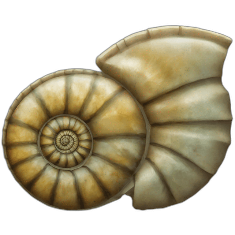 Ammonite avec trilobites emoji