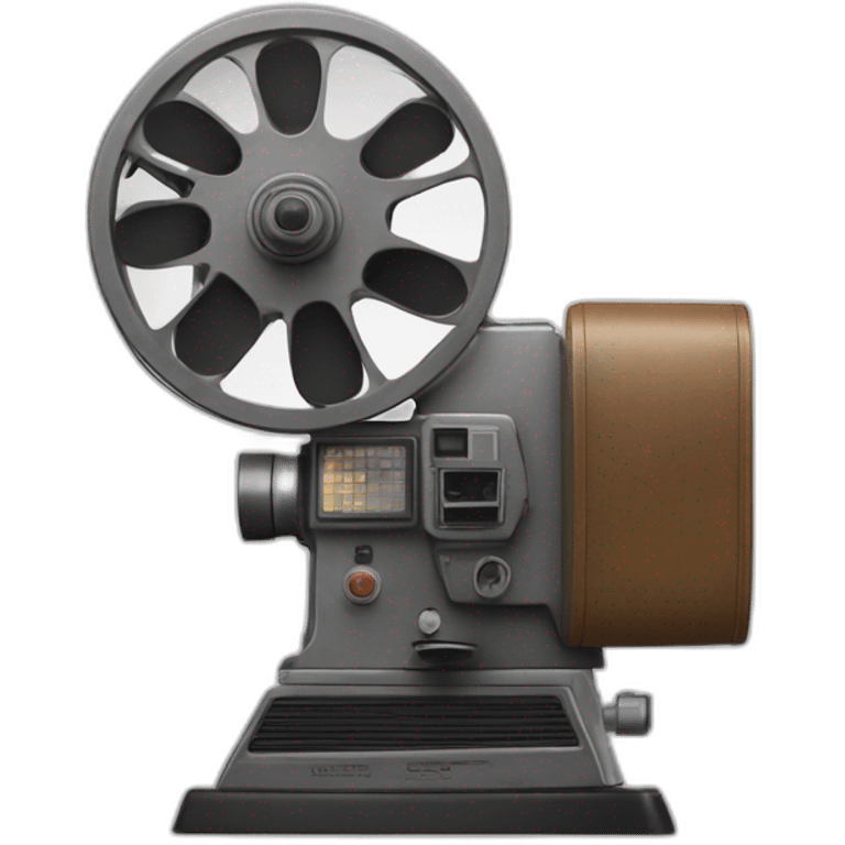 cinema projector on Galician land emoji