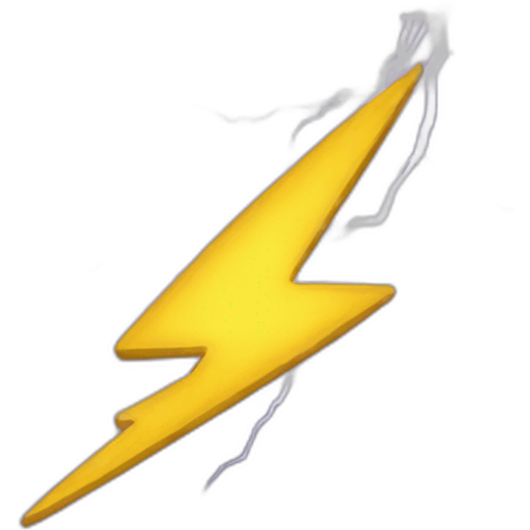 yellow lightning emoji