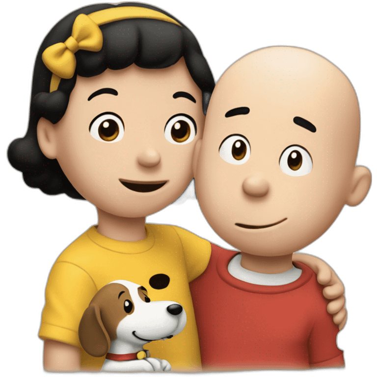 charlie brown and snoopy emoji