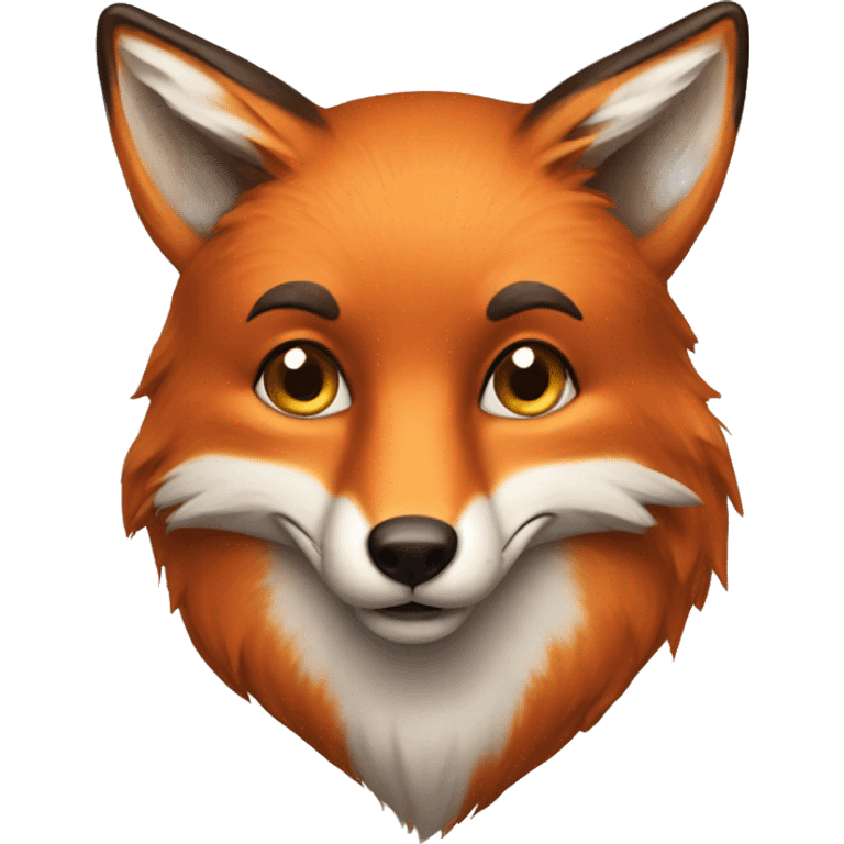 A fox  emoji