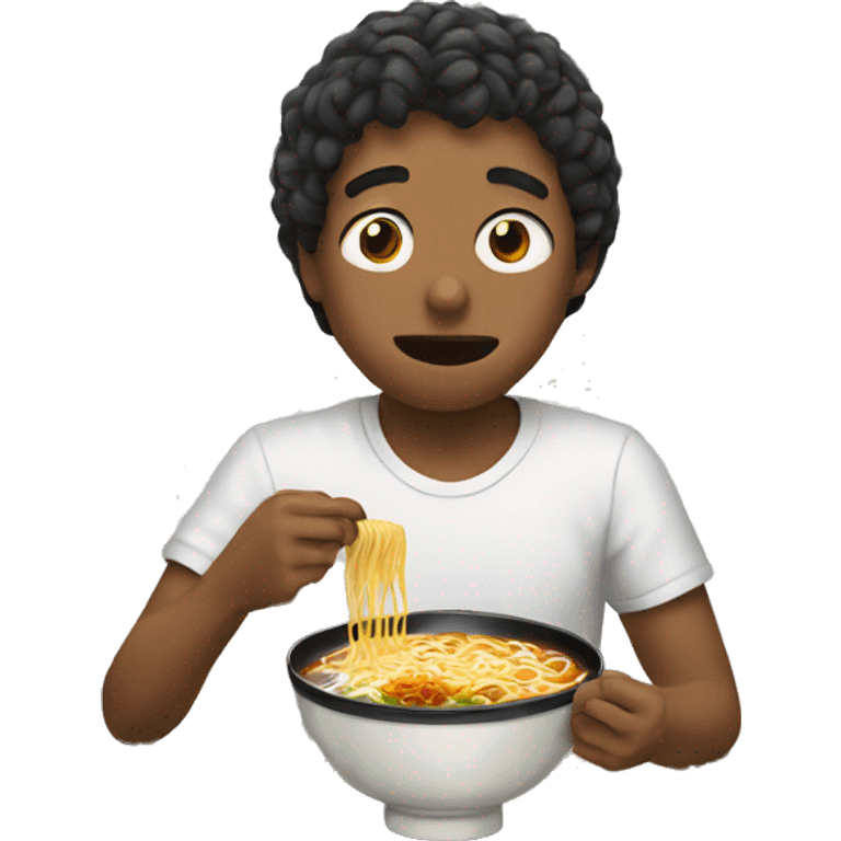 Somebody eats ramen  emoji