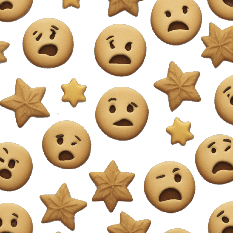 Christmas cookie emoji