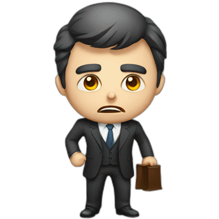 Lawyer angry money emoji