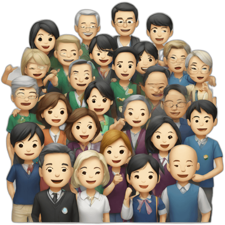 school reunion in Taiwan emoji