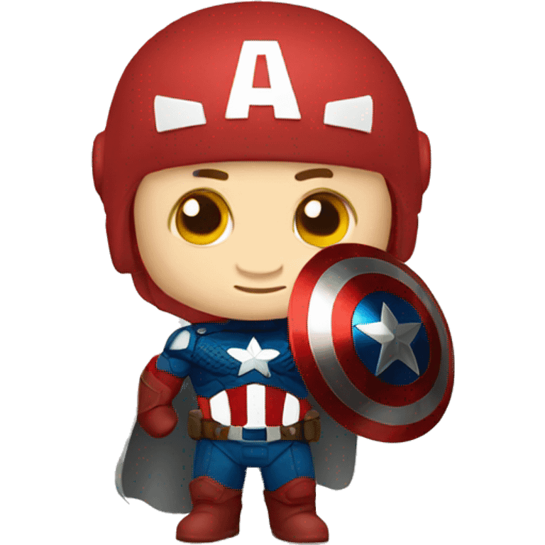 Captain America with shield  emoji