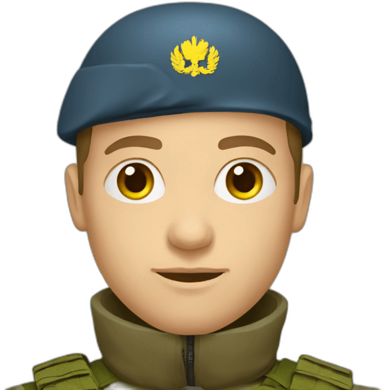 ukrainian soldier emoji