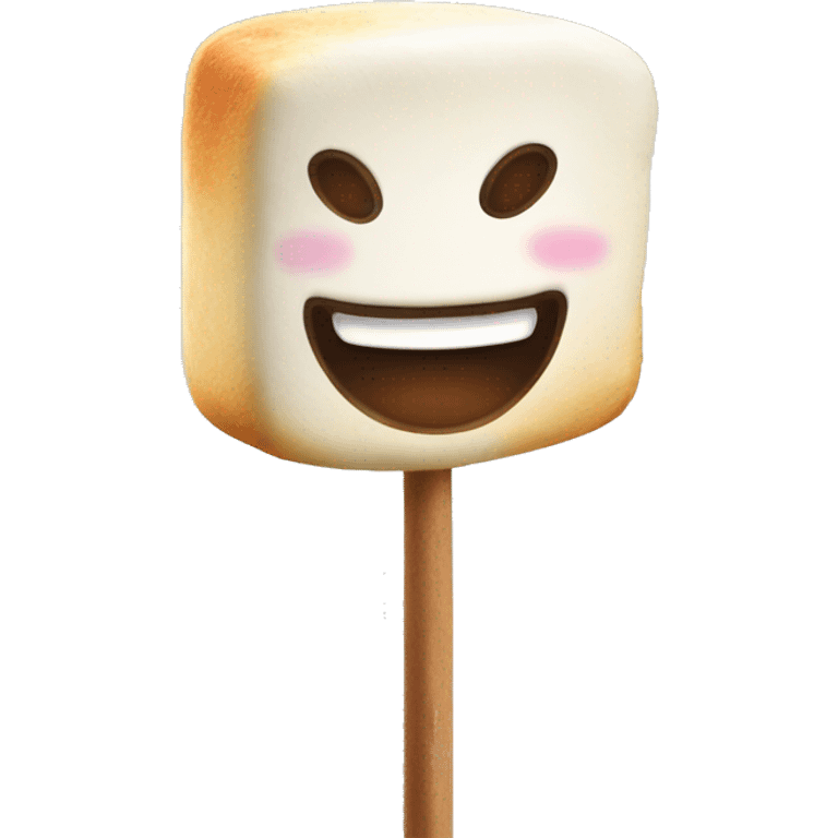 Roasted marshmallows on a stick emoji